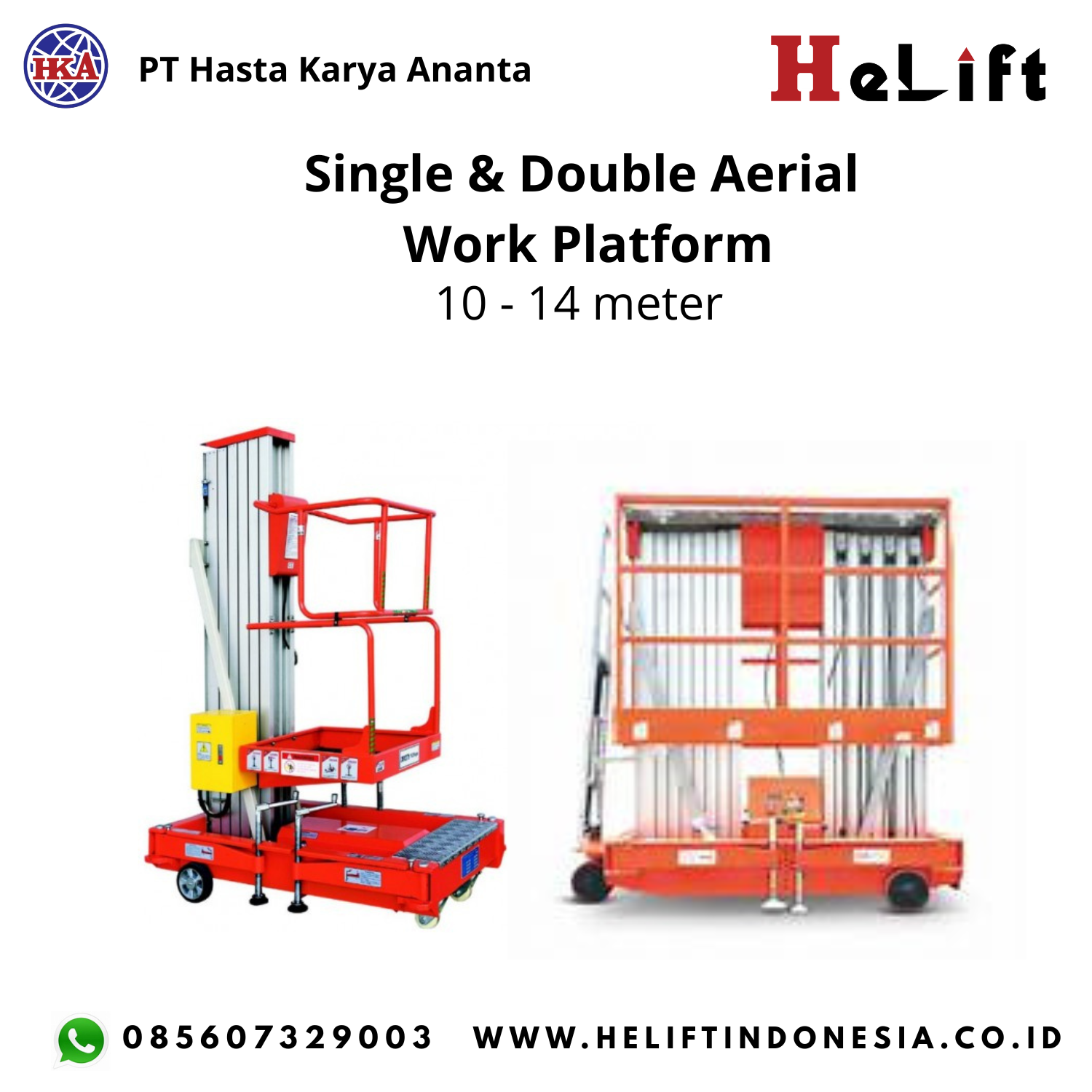 Double Aerial Work Platform